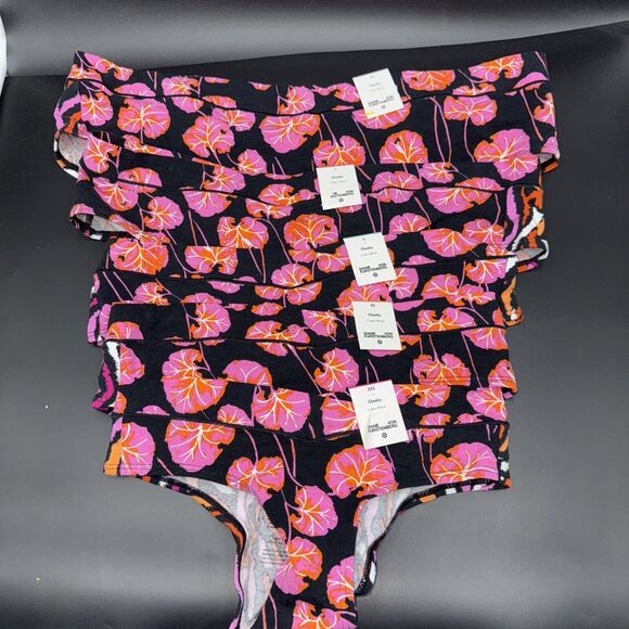 Diane Von Furstenberg  Coral Pink Cotton Stretch Cheeky Panty multiple sizes - Picture 1 of 7